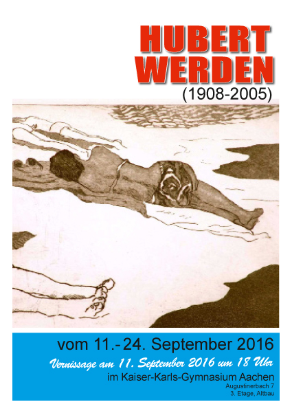 Hubert Werden Plakat
